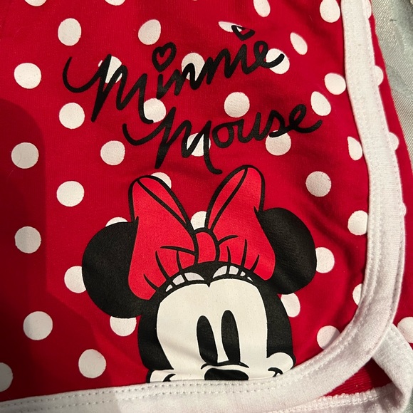 Disney Minnie Mouse red and white polka dot matching outfit size medium girls - Picture 8 of 10